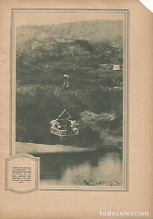 Postcards: LAMINA 12513: Cable para transporte del Ejercito en Africa Oriental - Varios