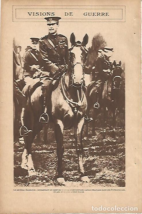 Postcards: LAMINA 12528: EL General Hamilton con sus oficiales - Varios