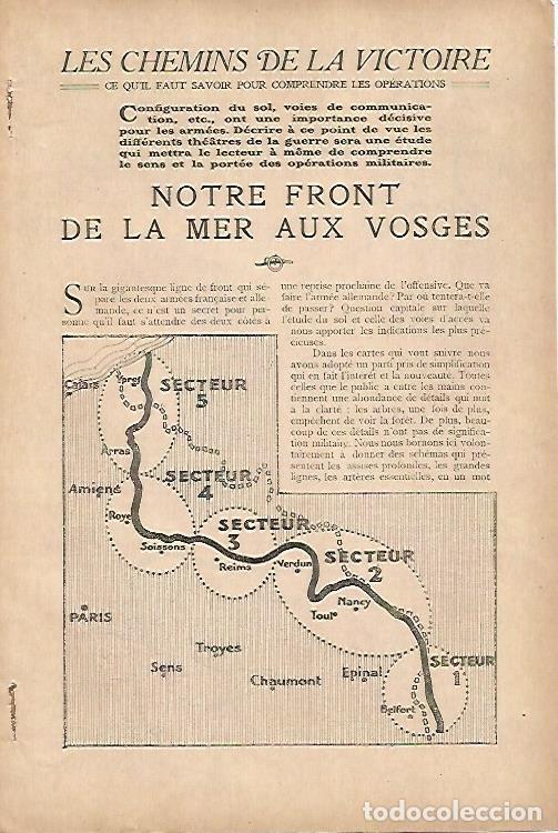 Cartes Postales: LAMINA 12613: Posicion del ejercito frances - Varios
