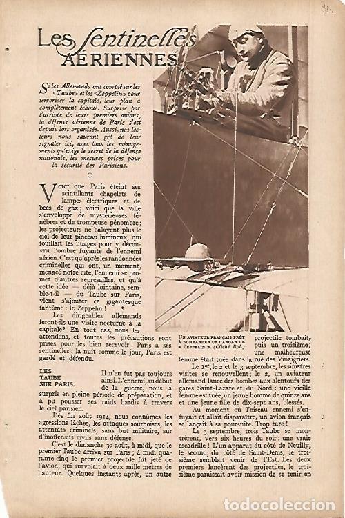 Cartes Postales: LAMINA 12634: Aviador frances en un hangar - Varios