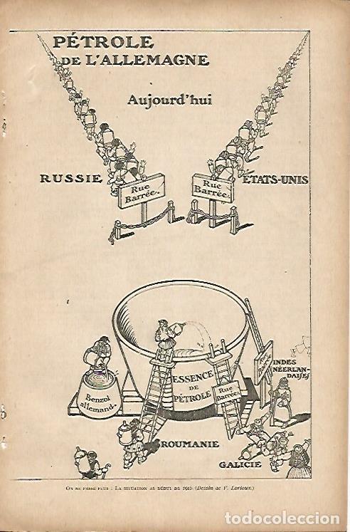 Postkarten: LAMINA 12581: Situacion del petroleo en Alemania en 1915 - Varios