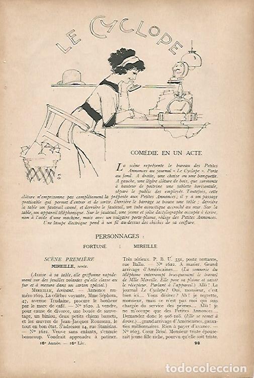 Postkarten: LAMINA 12676: Ilustracion para Le Cyclope - Varios