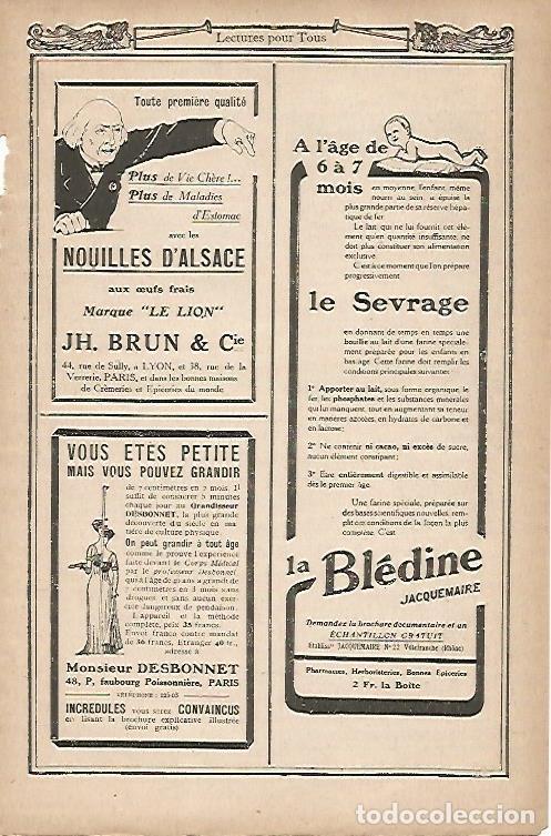 Cartes Postales: LAMINA 12691: Publicidad de La Bledine - Varios