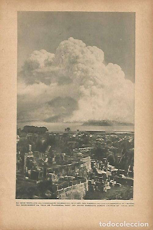 Cartes Postales: LAMINA 12785: El volcan y la villa de Kagoshima - Varios