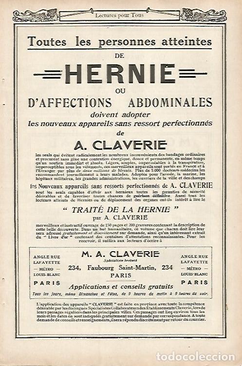 Cartes Postales: LAMINA 12761: Publicidad de M.A. Claverie - Varios