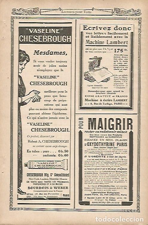 Postcards: LAMINA 12747: Publicidad de Vaseline Chesebrough - Varios