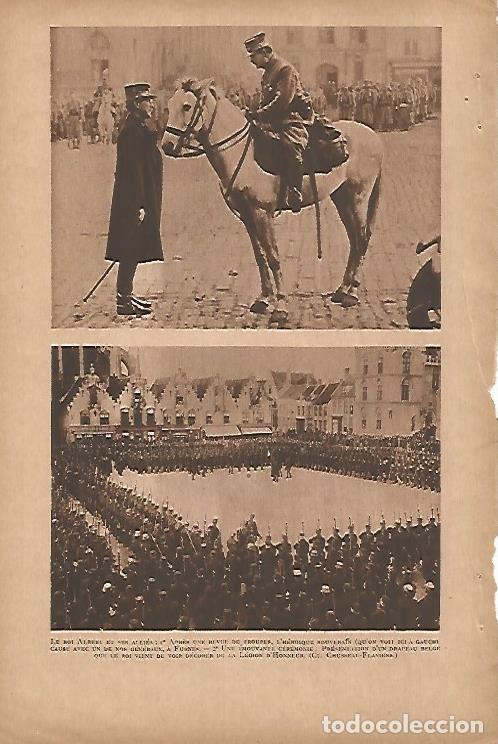 Cartes Postales: LAMINA 12818: El rey Alberto y sus aliados - Varios