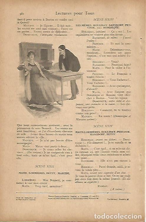 Postcards: LAMINA 12889: Dibujo de Dutriac para obra - Varios