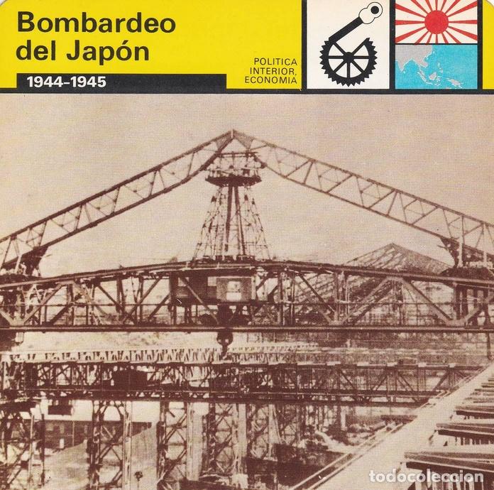 Postcards: FICHA POLITICA INTERIOR ECONOMIA 16: BOMBARDEO DEL JAPON. 1944-1945 - Varios