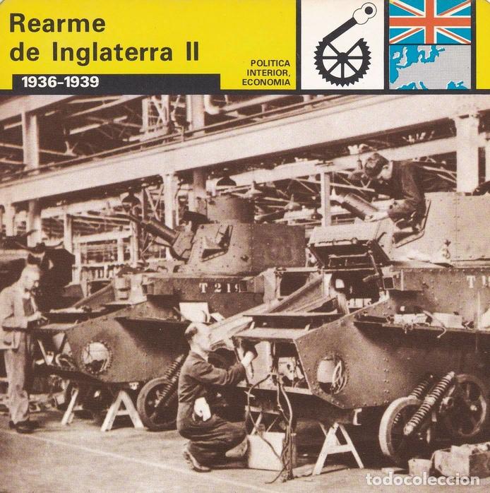 Postcards: FICHA POLITICA INTERIOR ECONOMIA 26: REARME DE INGLATERRA II. 1936-1939 - Varios