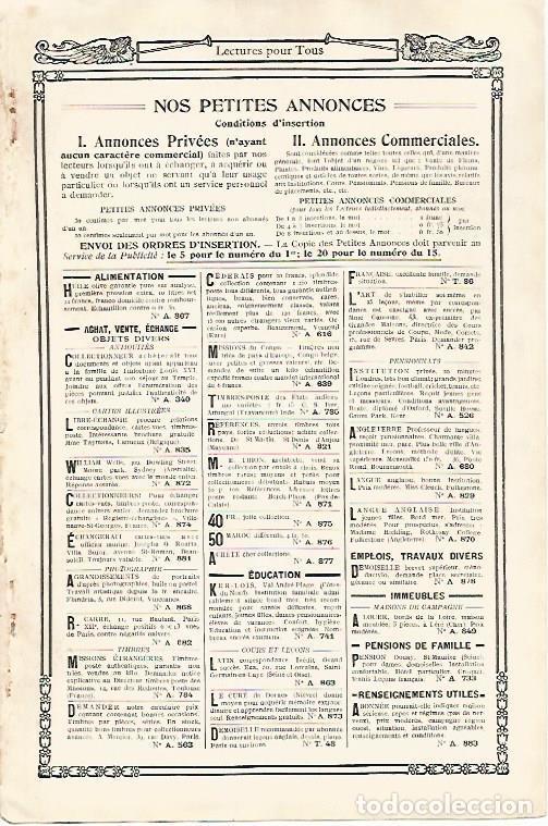 Postales: LAMINA 12914: Peque&ntilde;os anuncios en la contraportada - Varios