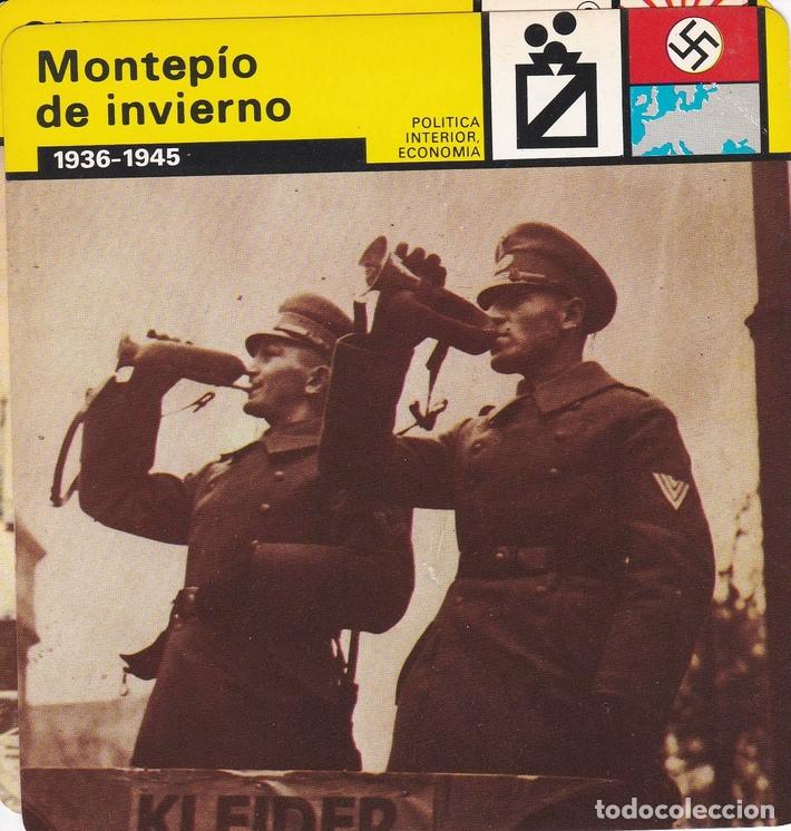 Postales: FICHA POLITICA INTERIOR ECONOMIA 13: MONTEPIO DE INVIERNO. 1936-1945 - Varios