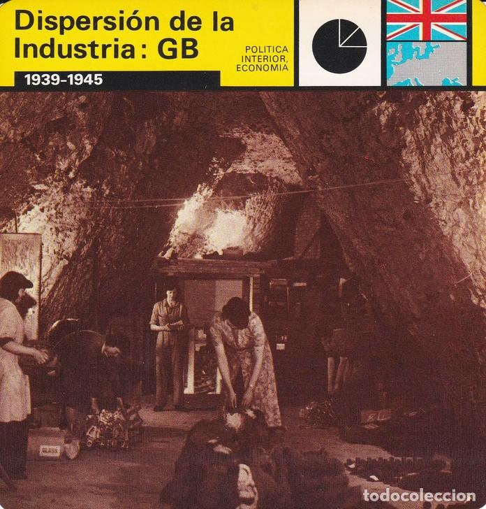 Postales: FICHA POLITICA INTERIOR ECONOMIA 41: DISPERSION DE LA INDUSTRIA: GB. 1939-1945 - Varios