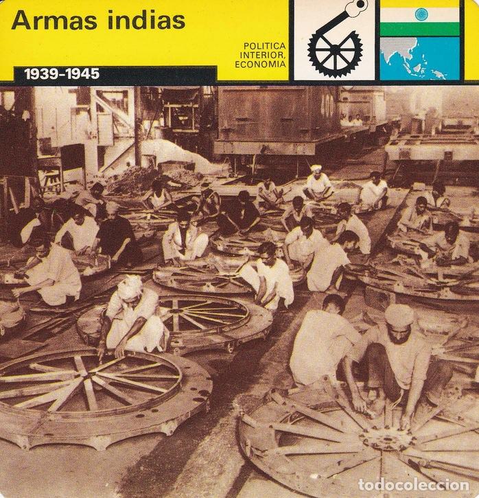 Postales: FICHA POLITICA INTERIOR ECONOMIA 83: ARMAS INDIAS. 1939-1945 - Varios