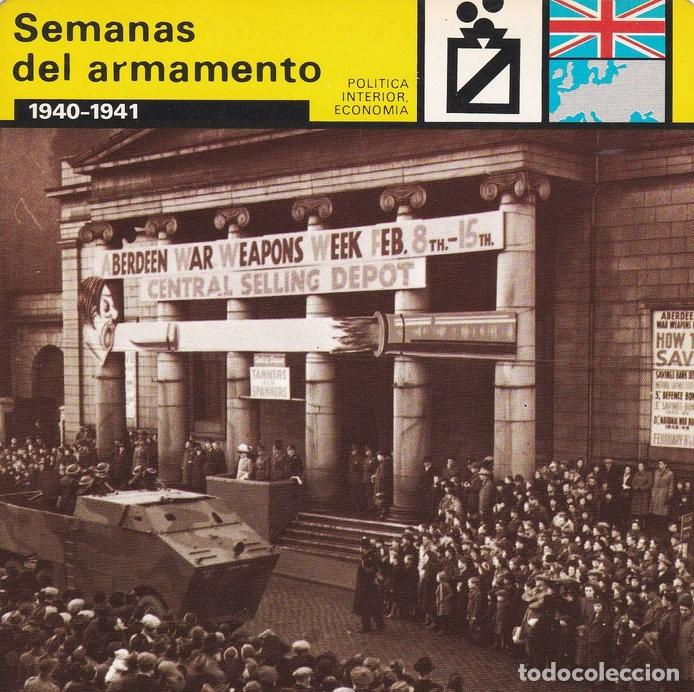 Postales: FICHA POLITICA INTERIOR ECONOMIA 60: SEMANAS DEL ARMAMENTO. 1940-1941 - Varios