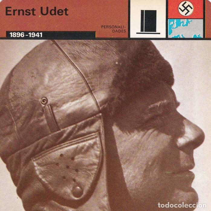 Postales: FICHA PERSONALIDADES 124: ERNST UDET. 1896-1941 - Varios