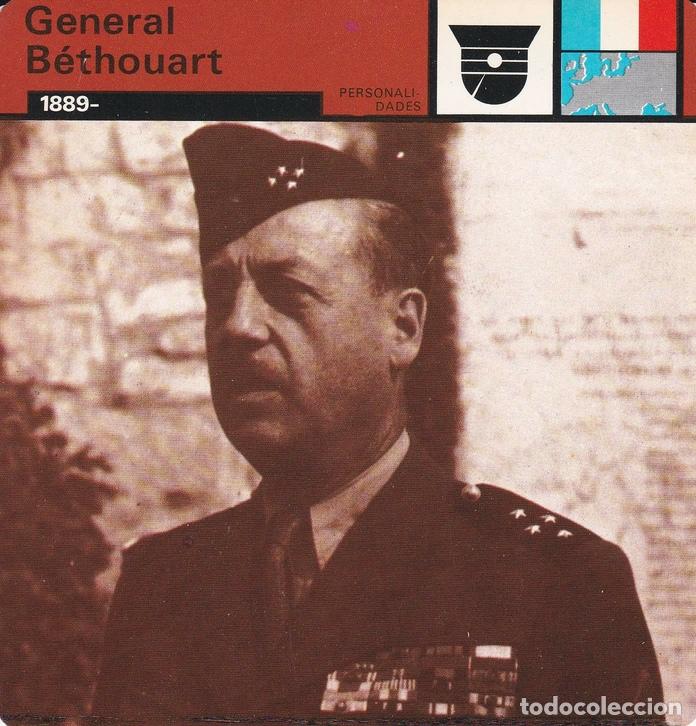 Cartoline: FICHA PERSONALIDADES 223: GENERAL BETHOUART. 1889 - Varios