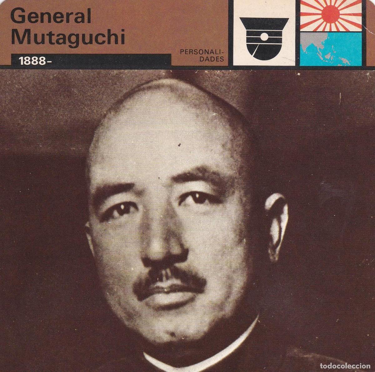 Cartoline: FICHA PERSONALIDADES 152: GENERAL MUTAGUCHI. 1888 - Varios