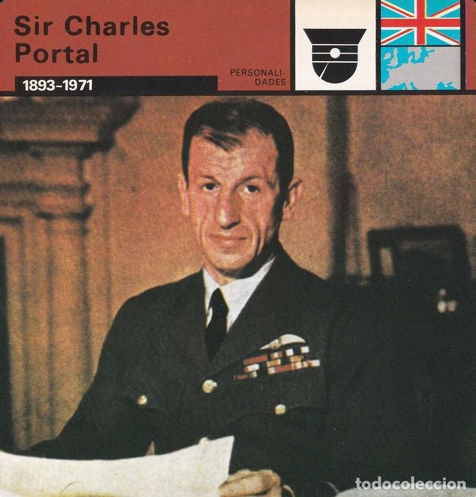Cartoline: FICHA PERSONALIDADES 173: SIR CHARLES PORTAL. 1893-1971 - Varios