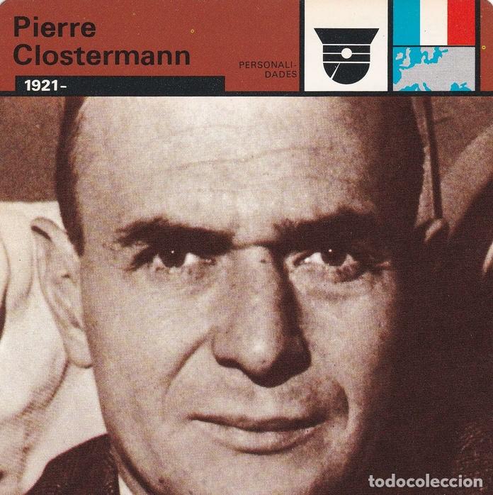 Cartoline: FICHA PERSONALIDADES 230: PIERRE CLOSTERMANN. 1921 - Varios