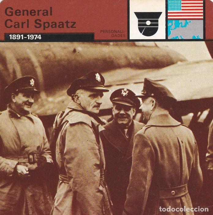 Postcards: FICHA PERSONALIDADES 278: GENERAL CARL SPAATZ. 1891-1974 - Varios