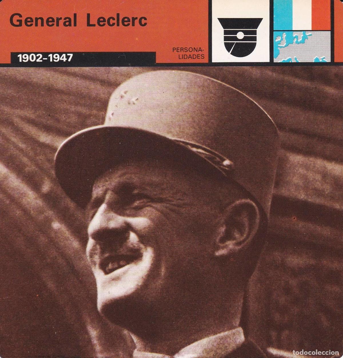 Postcards: FICHA PERSONALIDADES 227: GENERAL LECLERC. 1902-1947 - Varios