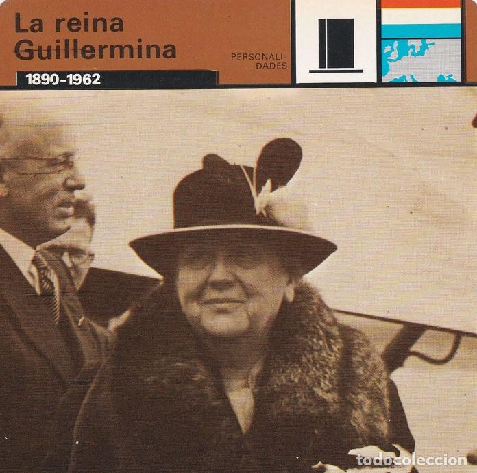 Cartoline: FICHA PERSONALIDADES 314: LA REINA GUILLERMINA. 1890-1962 - Varios