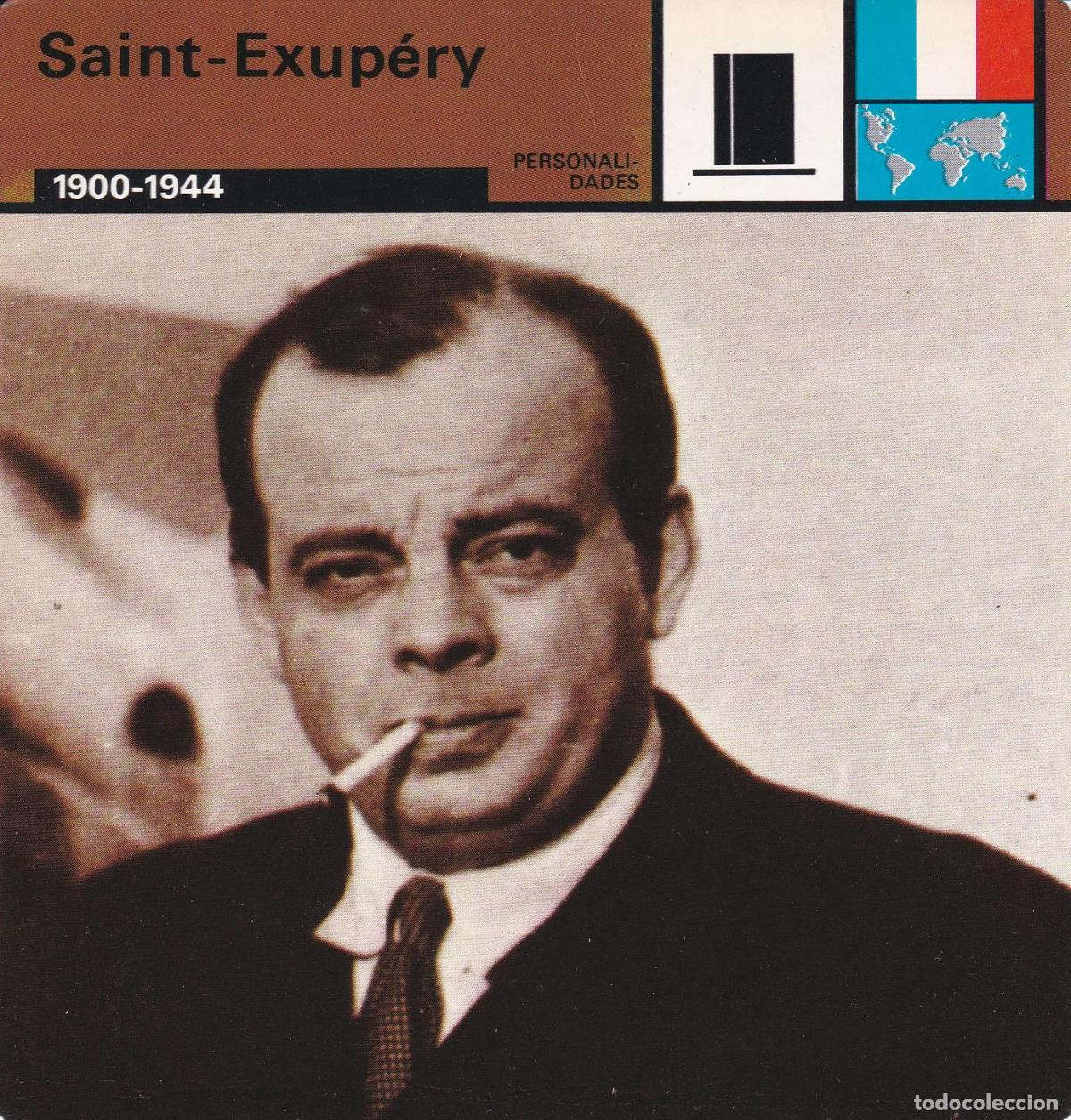 Cartoline: FICHA PERSONALIDADES 237: SAINT EXUPERY. 1900-1944 - Varios