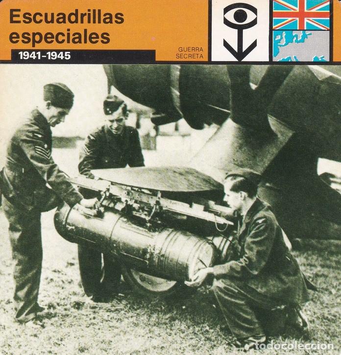 Cartoline: FICHA GUERRA SECRETA 347: ESCUADRILLAS ESPECIALES. 1941-1945 - Varios