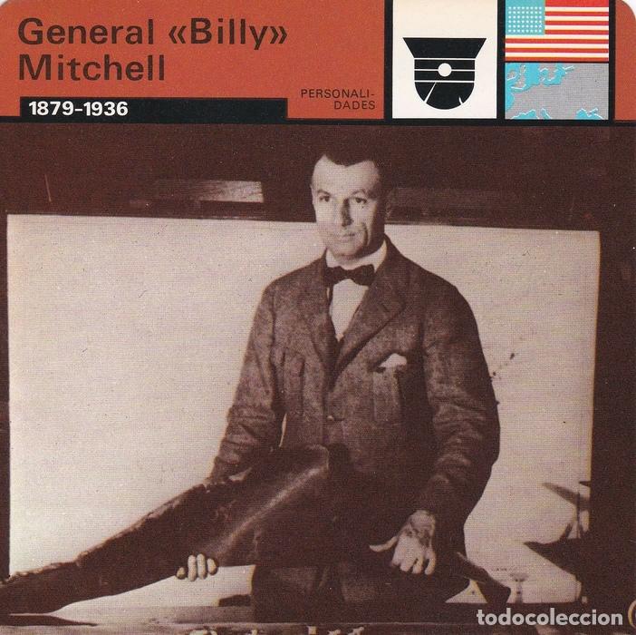 Cartoline: FICHA PERSONALIDADES 262: GENERAL BILLY MITCHELL. 1879-1936 - Varios
