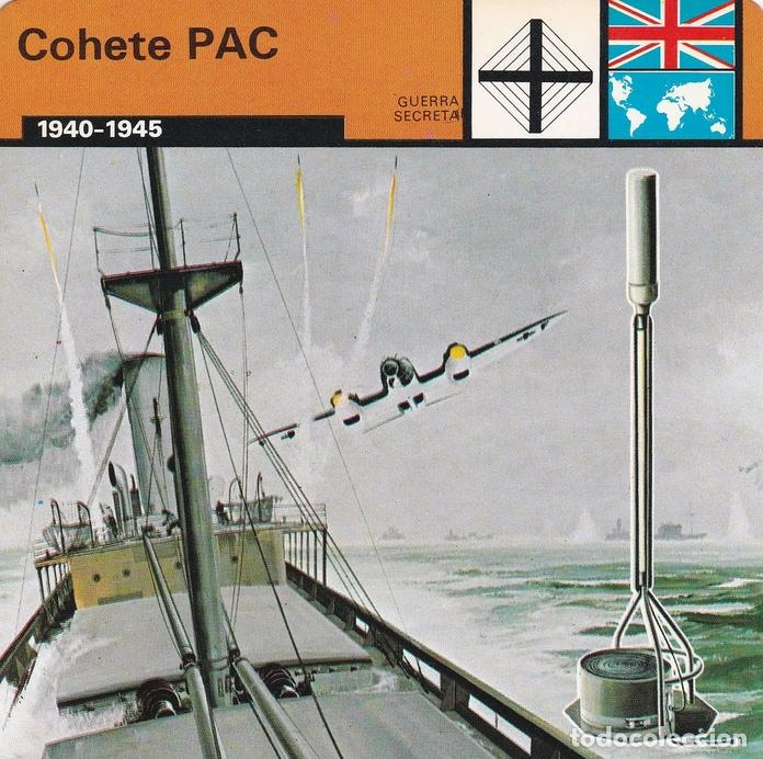 Cartoline: FICHA GUERRA SECRETA 354: COHETE PAC. 1940-1945 - Varios