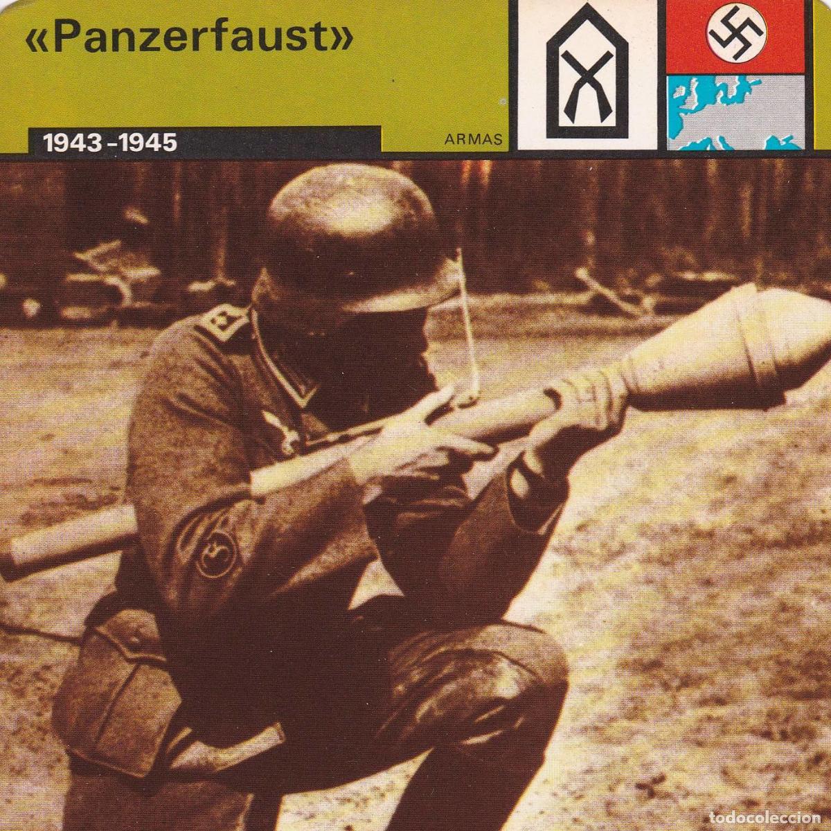 Postales: FICHA ARMAS 396: PANZERFAUST. 1943-1945 - Varios - Foto 1