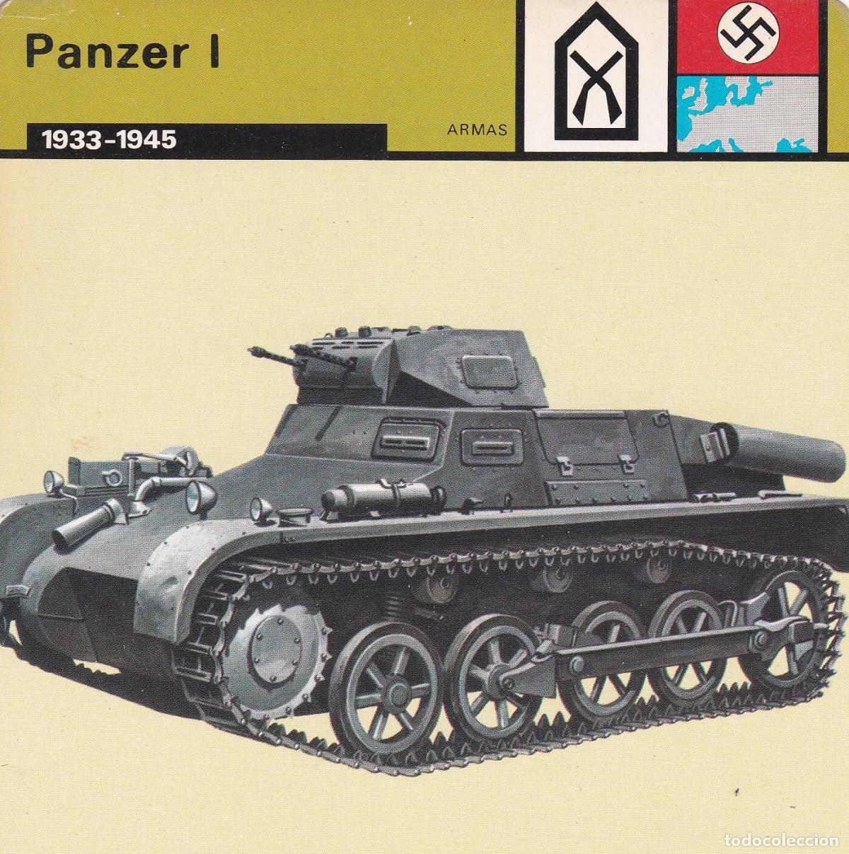 Cartoline: FICHA ARMAS 374: PANZER I. 1933-1945 - Varios