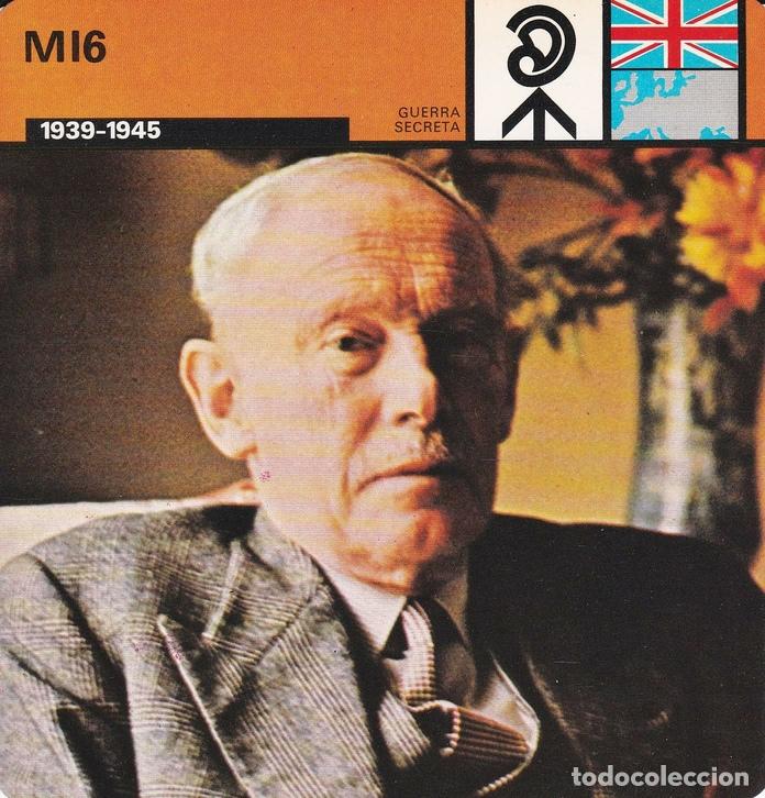Postcards: FICHA GUERRA SECRETA 345: MI6. 1939-1945 - Varios