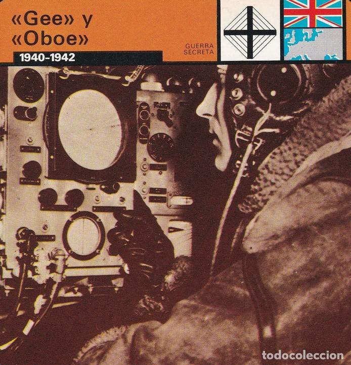 Postcards: FICHA GUERRA SECRETA 351: GEE Y OBOE. 1940-1942 - Varios