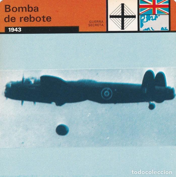 Postcards: FICHA GUERRA SECRETA 356: BOMBA DE REBOTE. 1943 - Varios