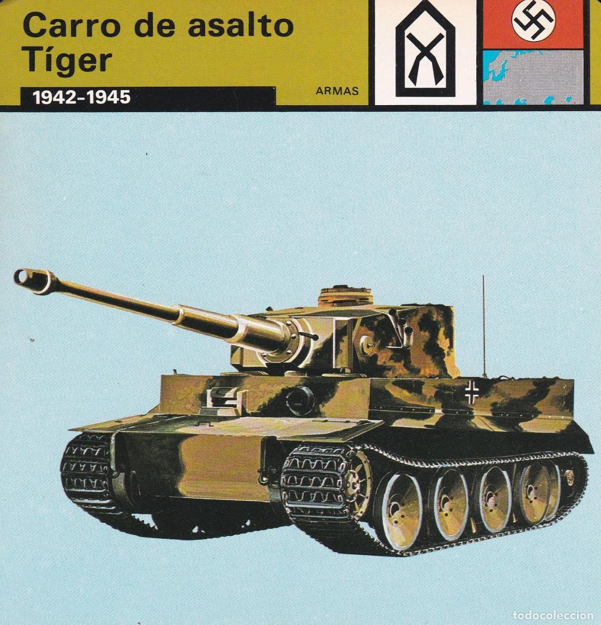 Postkarten: FICHA ARMAS 395: CARRO DE ASALTO. 1942-1945 - Varios