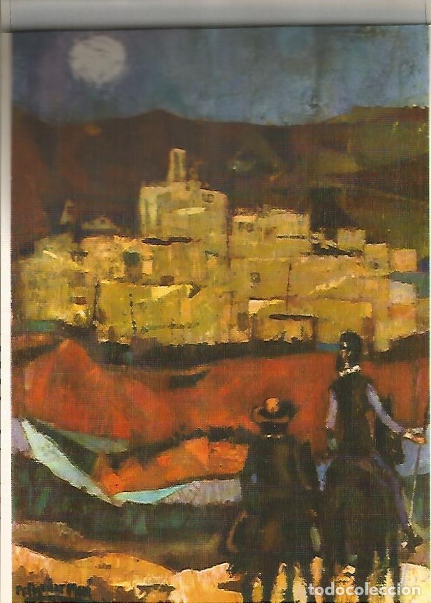 Postkarten: LAMINA 13017: Pueblo de La Mancha por Ramon Aguilar - Varios