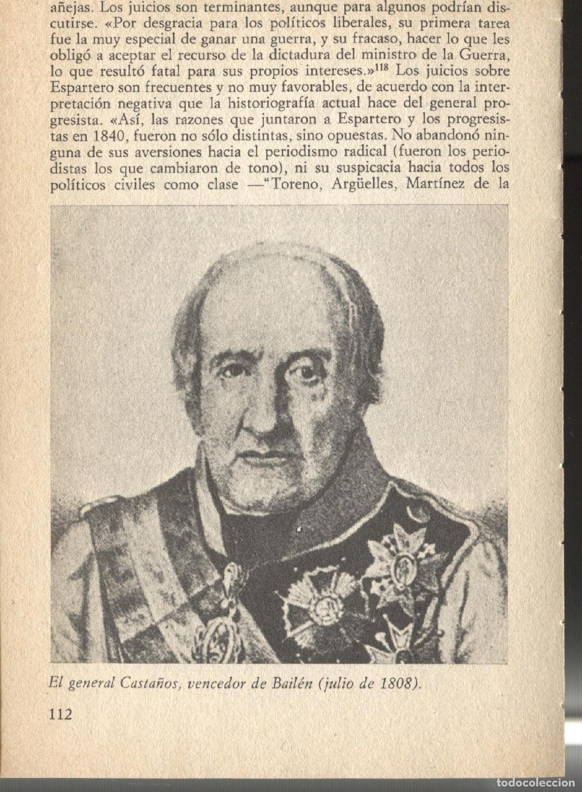 Cartes Postales: Lamina 29: Historia de Espa&ntilde;a: El General Casta&ntilde;os, vencedor en Bailen