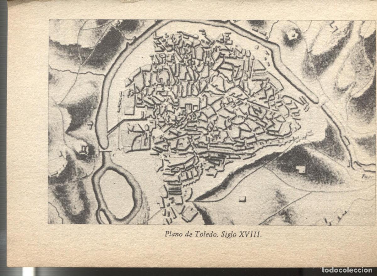 Cartes Postales: Lamina 19: Historia de Espa&ntilde;a: Plano de Toledo , siglo XVIII