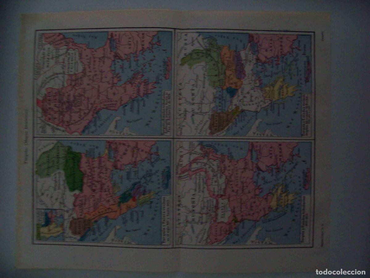 Cartes Postales: LAMINA ESPASA 31810: Mapas historicos de Turquia - Varios