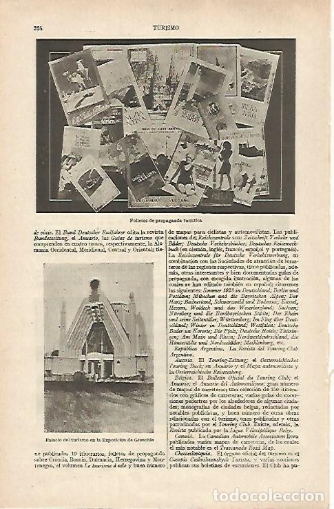 Cartoline: LAMINA ESPASA 31773: Palacio del turismo en la Exposicion de Grenoble - Varios