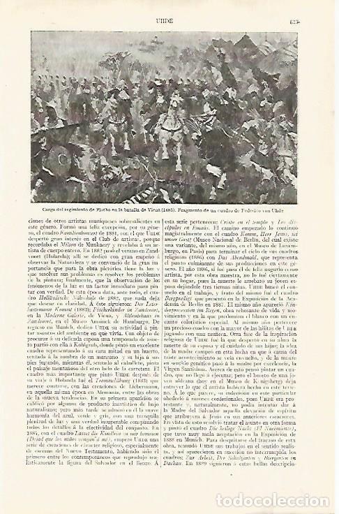 Cartoline: LAMINA ESPASA 31852: Carga del regimiento de Plotho en la batalla de Viena de 1683 - Varios