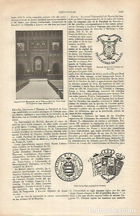 Cartoline: LAMINA ESPASA 31885: Paraninfo de la Universidad de Barcelona - Varios