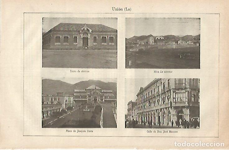 Postais: LAMINA ESPASA 31872: Vistas de La Union - Varios