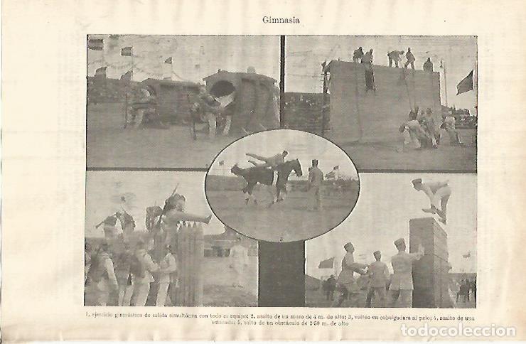 Postais: LAMINA ESPASA 31961: Entrenamiento de gimnasia - Varios