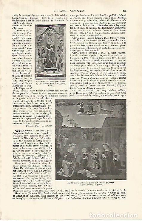 Postais: LAMINA ESPASA 31981: La Adoracion del Ni&ntilde;o por Giovani di Jacopo - Varios
