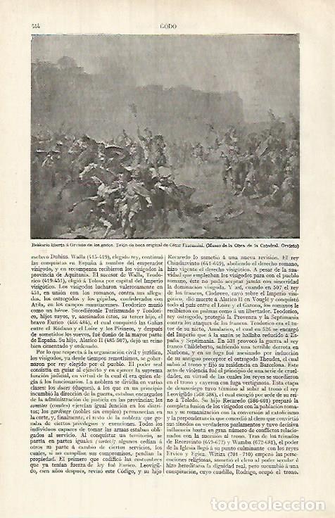 Cartoline: LAMINA ESPASA 32013: Belisario liberta a Orvieto - Varios