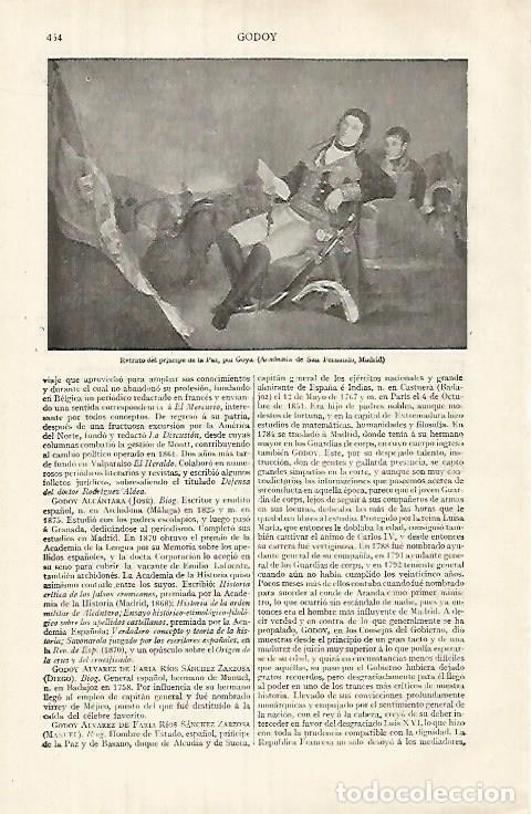 Postais: LAMINA ESPASA 32015: Retrato del Principe de la Paz por Goya - Varios
