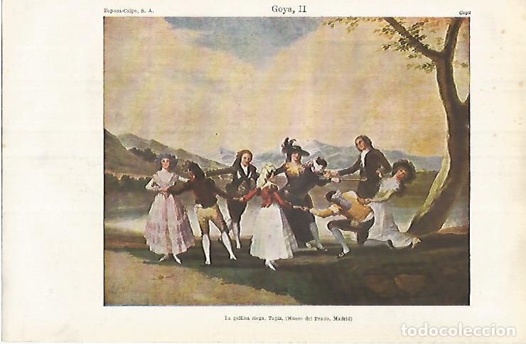 Cartes Postales: LAMINA ESPASA 32065: La gallina ciega por Goya - Varios